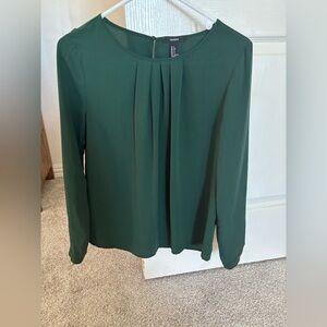 Forever 21 Dark Green Women's Blouse